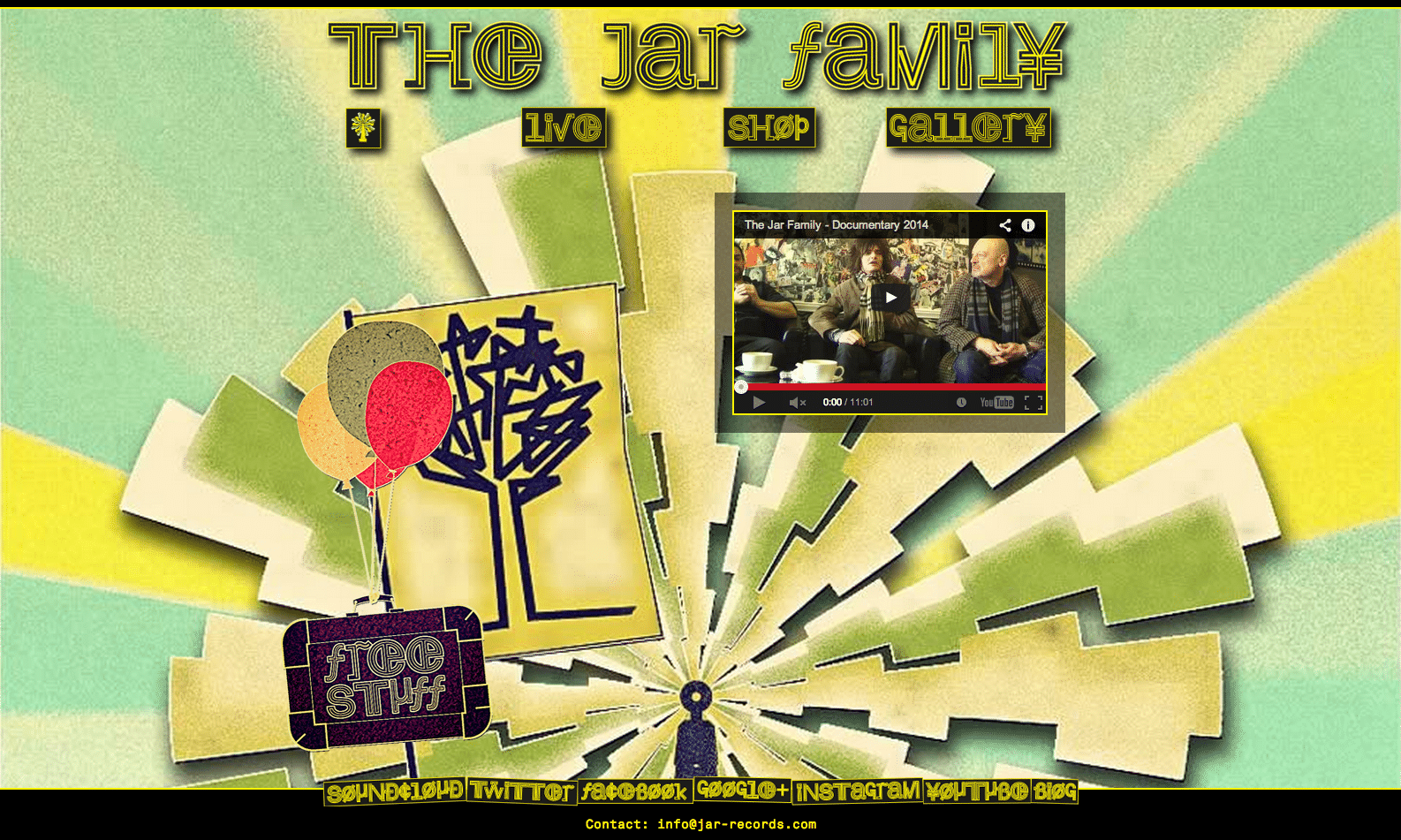 The Jar Family WordPress website