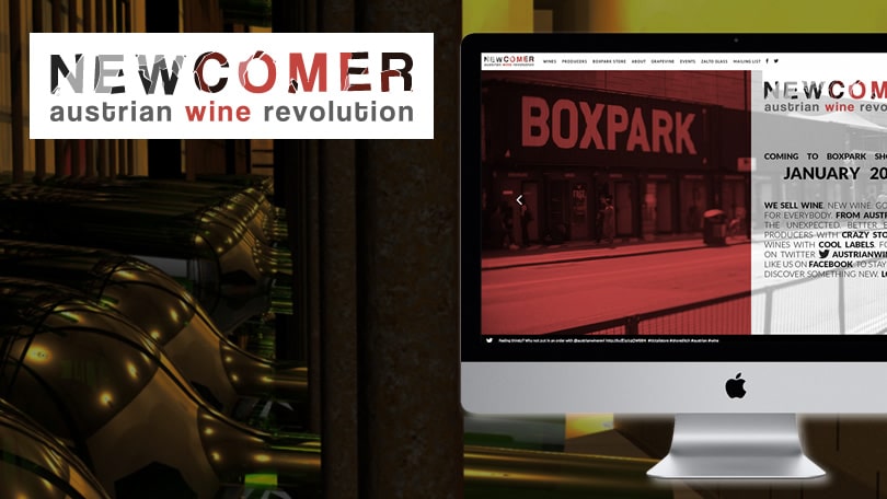 New Comer Wines TicTail Theme Development